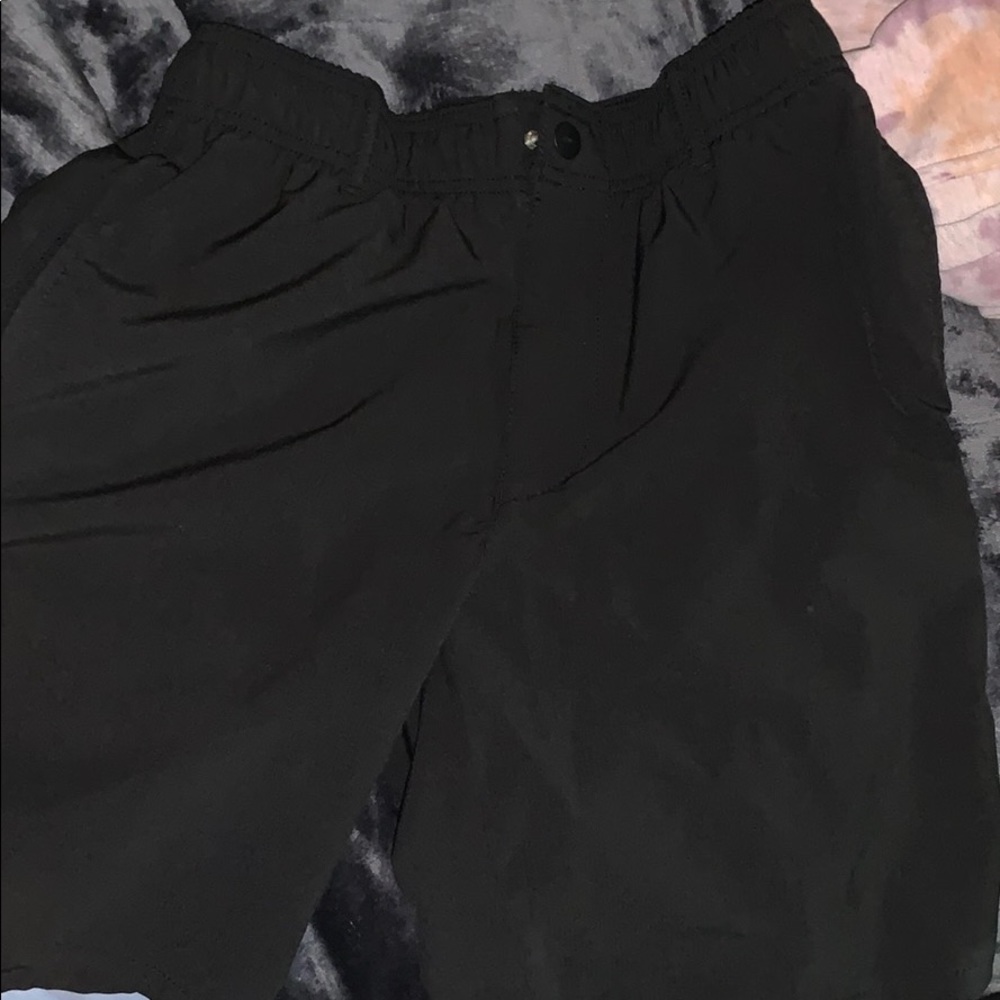 Plain black Zara shorts size small